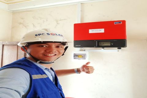 Công trình điện mặt trời mái nhà - Quảng Ngãi - Công suất 3,8kWp
