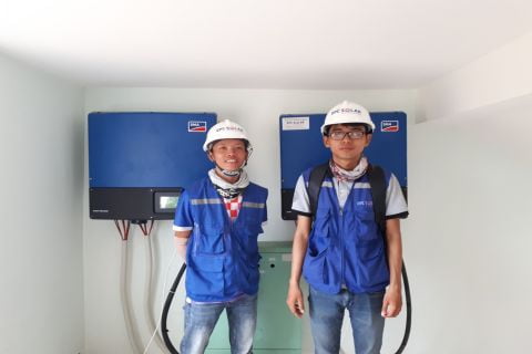 Công trình điện mặt trời áp mái công suất 55,44 Kwp tại tỉnh Đắk Nông