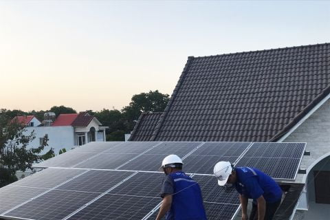 Điện mặt trời áp mái tại Tân Hiệp - Biên Hòa - Đồng Nai - 3,6kWp