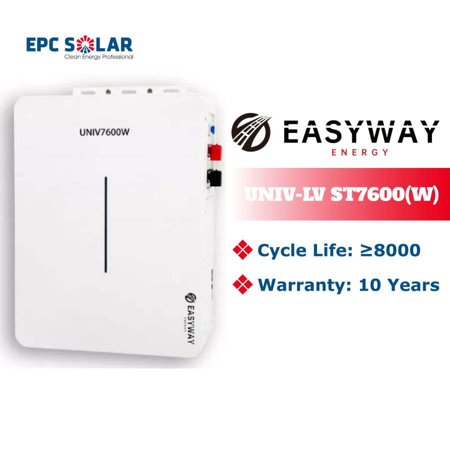 Lithium EASYWAY UNIV-LV ST7600|51.2V|150Ah - Solar Energy Storage Battery