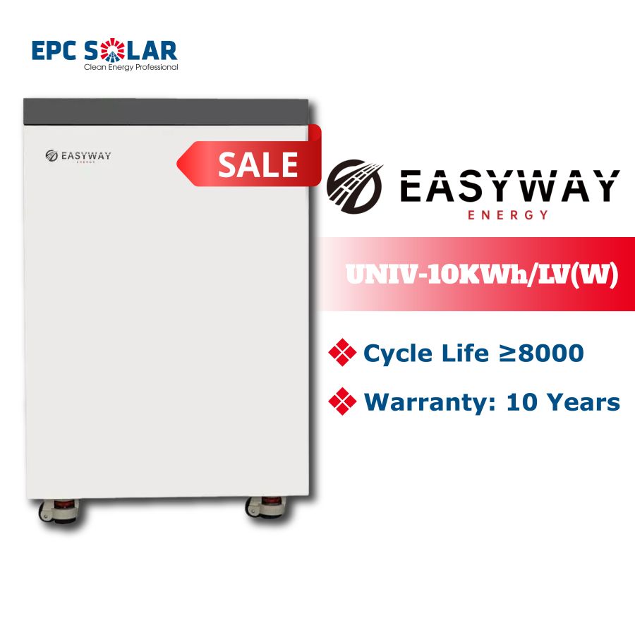 Pin Lithium Easyway UNIV-10kWh/LV(W) - Pin lưu trữ điện mặt trời