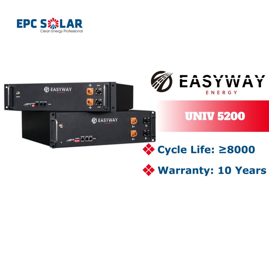 Lithium Easyway UNIV 5200 - Solar Energy Storage Battery