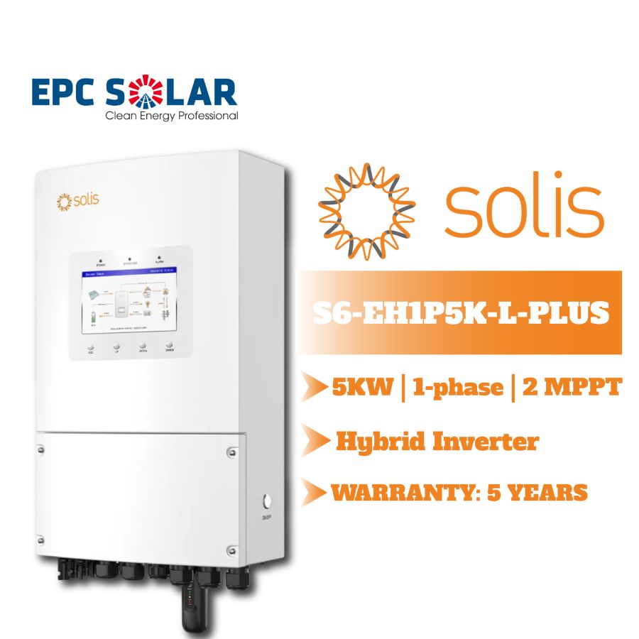 S6-EH1P5K-L-PLUS| 5KW| 1 pha|Áp thấp- Biến tần hòa lưới có lưu trữ một pha Solis