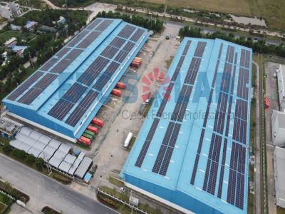 ĐIỆN MẶT TRỜI ÁP MÁI 2507KWP TẠI CÔNG TY TNHH VSIP HẢI PHÒNG