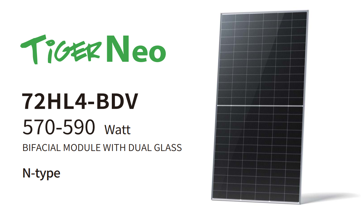 inko-Solar-Tiger-Neo-N-type-JKM585N-72HL4-BDV-585W-Bifacial-PV-module